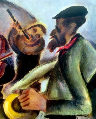 LITOGRAFÍA 1932 Firmada Rusa Ryback Judía Vanguardia Shtetl KLEZMER Judaica - Imagen 8 de 14