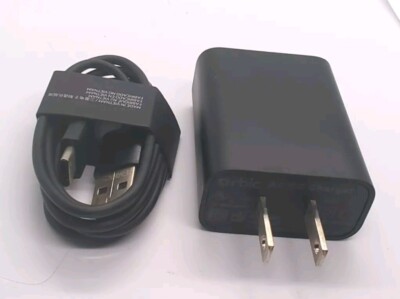Orbic Genuine Wall AC/DC charging usb-c for Orbic Wonder RC555L black 5V 9V 2A