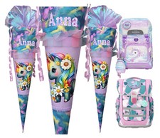 Regenbogen Schultüte,passend zum Einhorn Beckmann,McNeill Barba Schulranzen