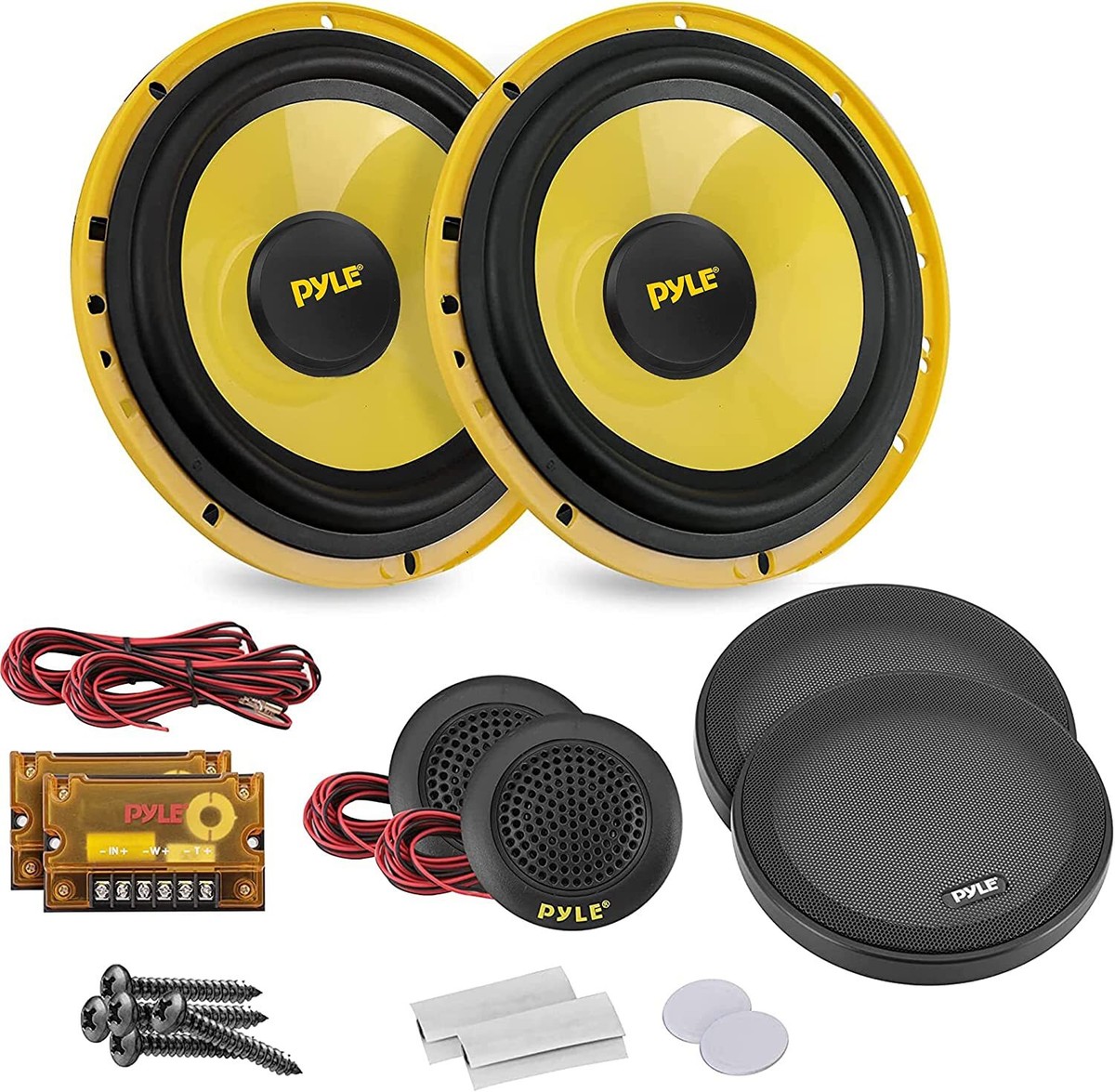 Pyle 8'' 600 Watt Max Power Midbass Ohm Woofer Car Stereo