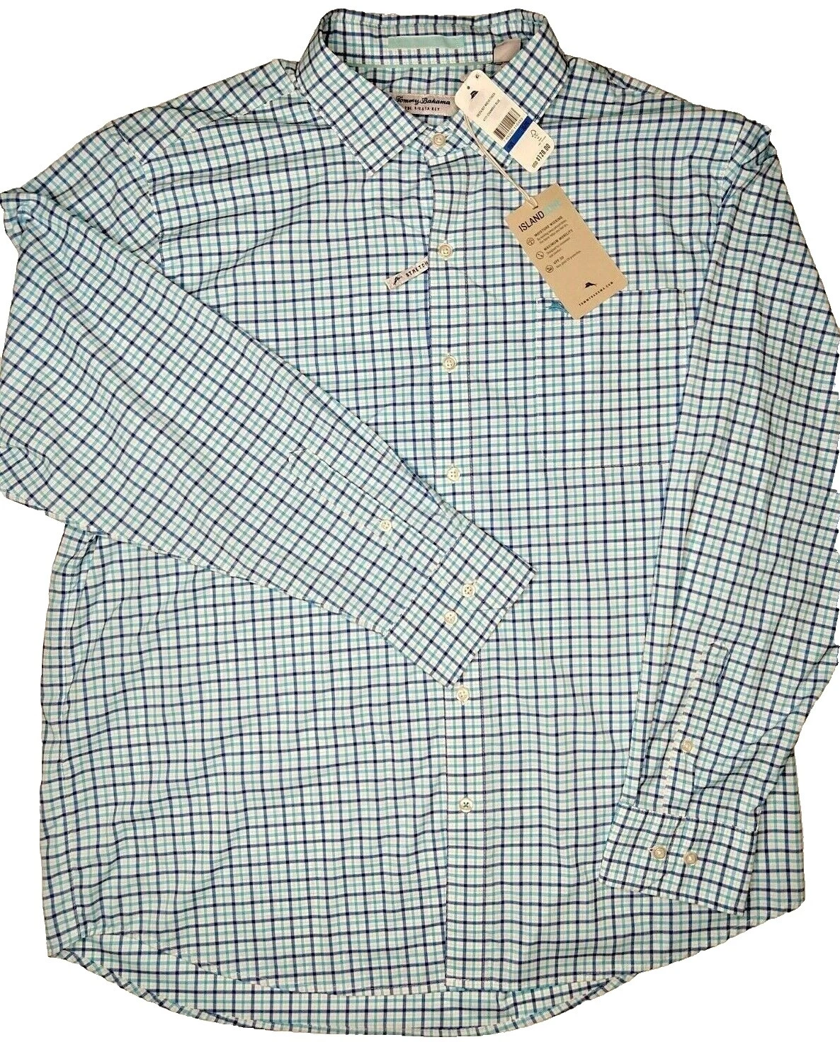 Botón informal de nylon Tommy Bahama-Down Shirts for Men