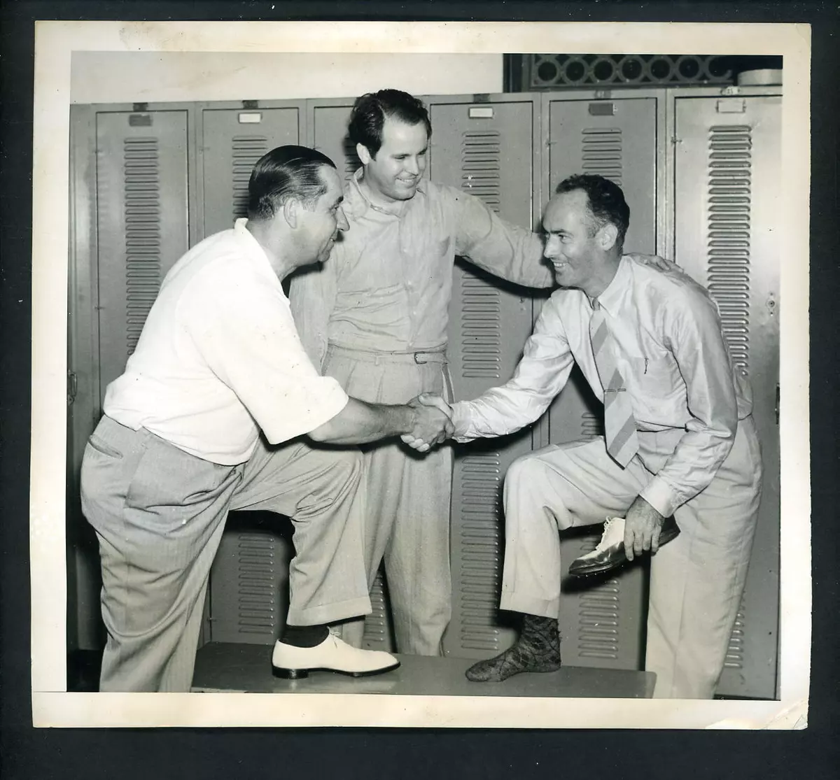 Walter Hagen Denny Shute Ralph Guldahl 1939 PGA Championship Type 1 Press  Photo