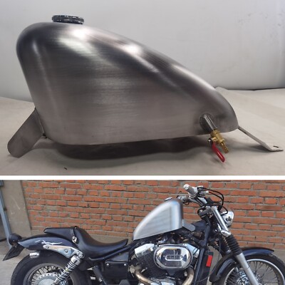Motorrad Benzin Kraftstoff tank 9L Für Honda VT400 750 SCHWARZ WIDOW vor 2006
