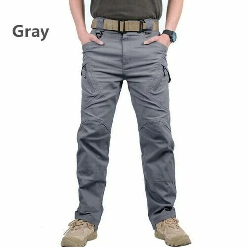 Men s Soldier Tactical Waterproof Pants Cargo Pants Combat Hiking