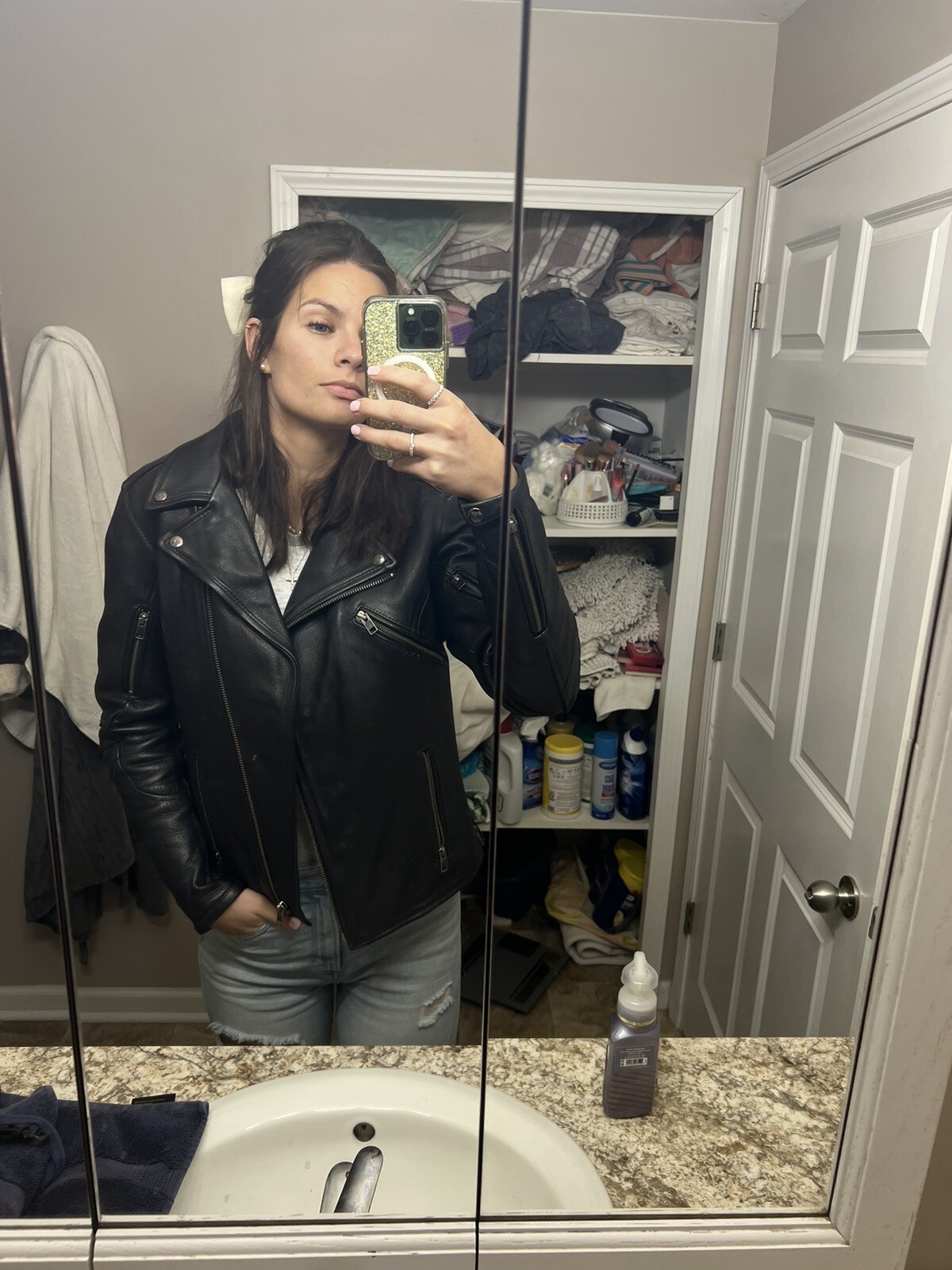 Leather Coat - image 2