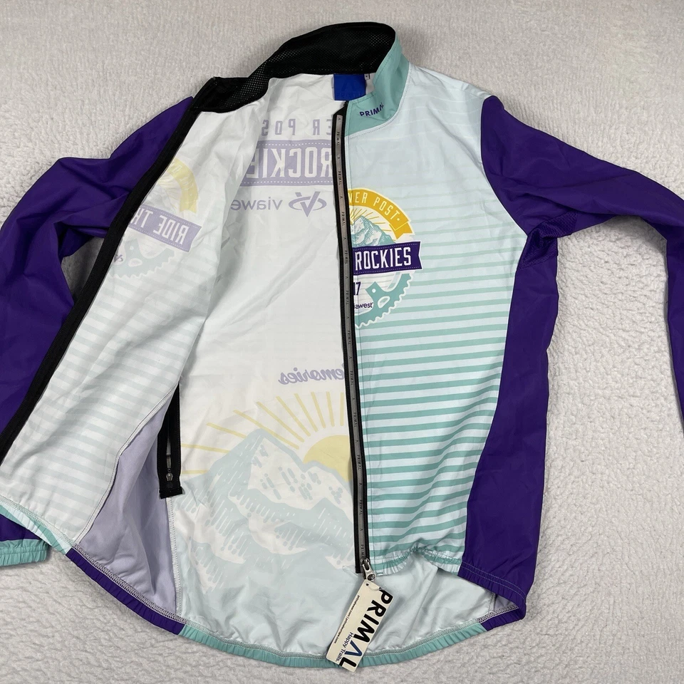 Primal куртка мужская средний полный молнии Sport вырез ветровка ездить Rockies новый с Ярлыками - Изображение 3 из 4