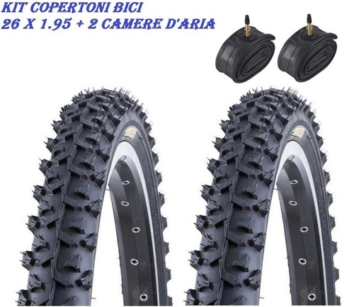 2 Copertoni Bici MTB 26 x Bici Bicicletta Mountain Bike 26x1.95 Gomme  Pneumatici | eBay