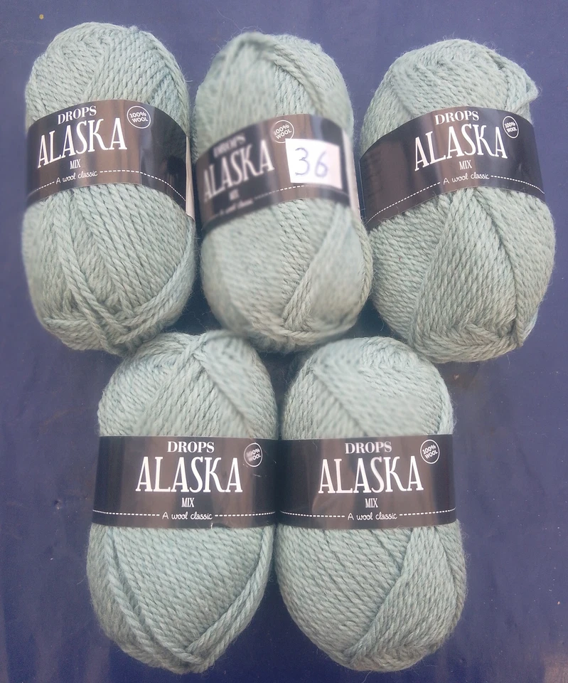 Drops Alaska  Mix - Gewicht:  250 g  -  Neu - 100% Wolle