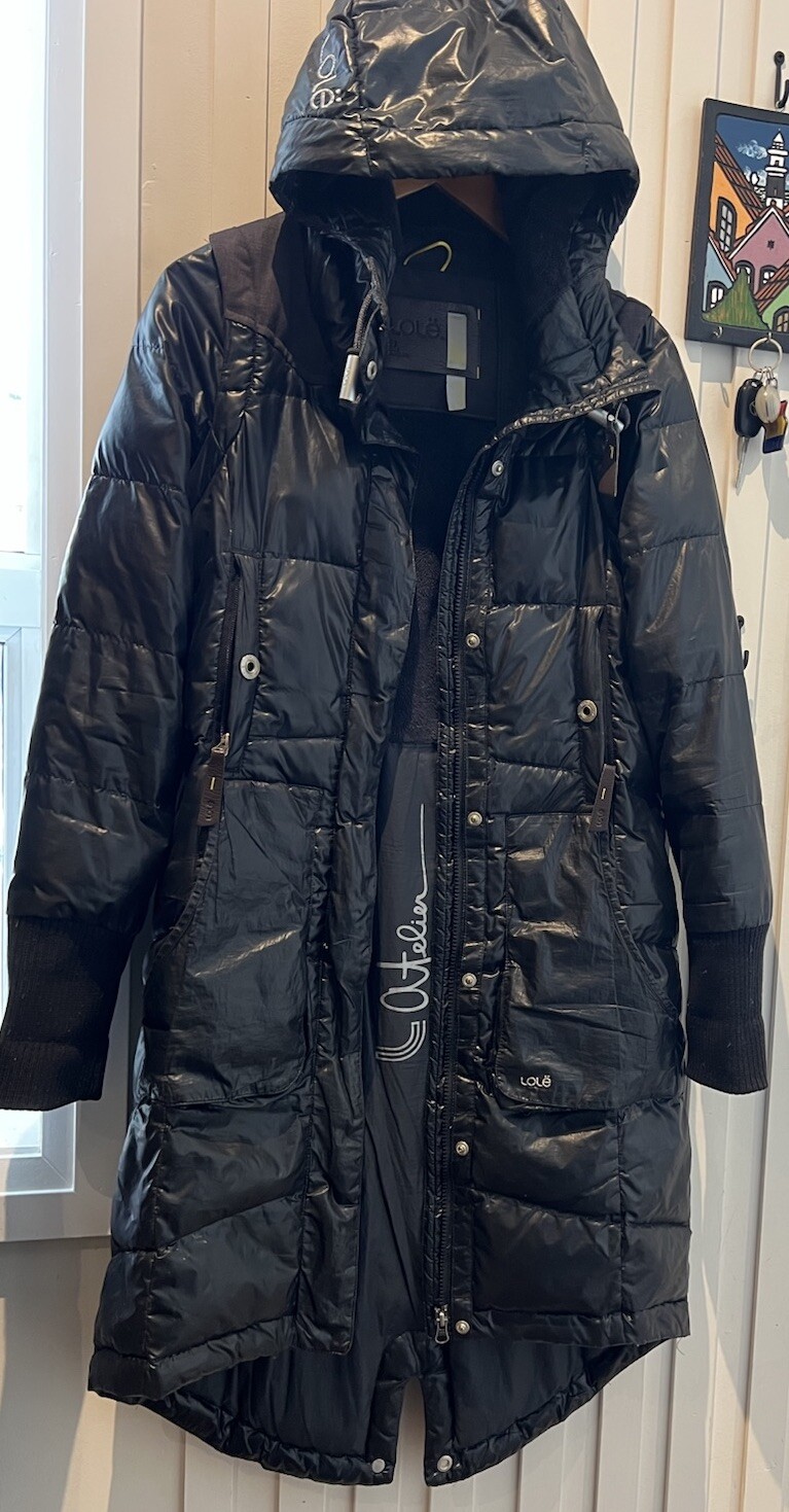 Atelier Lolë Down Jacket Parka Hooded Women Size XS