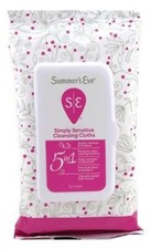 BL Summers Eve Cleansing Cloths 32 Count Soft Pk Sensitive X 3 Counts