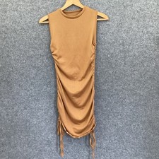 Womens Brown Knit Dress Size S