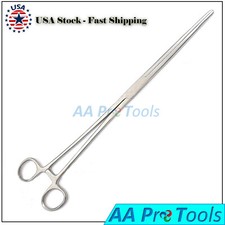 14" 35cm Reptile Hemostat Forceps Tongs Lizard Snake Iguana Bearded Dragon Tegu