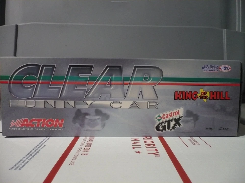 Coche divertido Action John Force 2003 Clear King of the Hill tinta plateada automático Foto 2 de 4