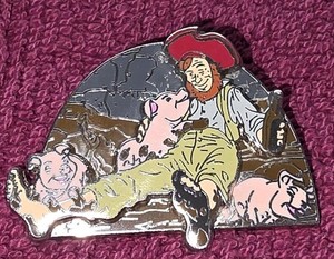 Disney Pirates of the Caribbean 2006 Pirate with Pigs 3D Pin