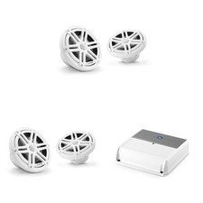 JL Audio Marine  2 Pair  M3 6.5" Sport Grille White Marine Speaker OEM M200...