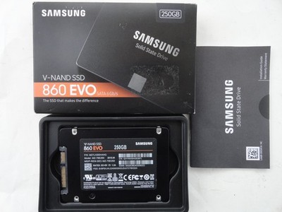 250GB SSD Samsung 860 EVO MZ-76E250 2.5'' SATA III Solid State Drive -99% Health