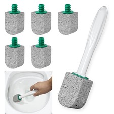 Pumice Stone Toilet Bowl Cleaner,Bathroom Cleaner Brush 5 Pack, Gray