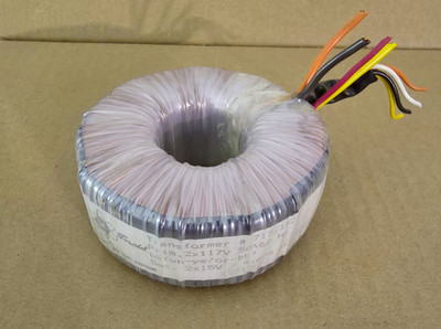 Toroid 200VA Toroidal Transformer 2x117V Primary 2x15V 6.67A Audio PSU