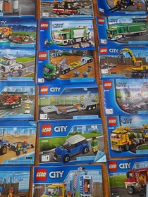LEGO City Instruction Manuals Lot &ndash; 61 Books Total &ndash; Sets 60044 60122 60080 +...