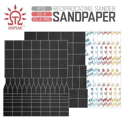 DSPIAE: Sandpaper Refills for ES-A : Illusive Shadows Reciprocating Sander