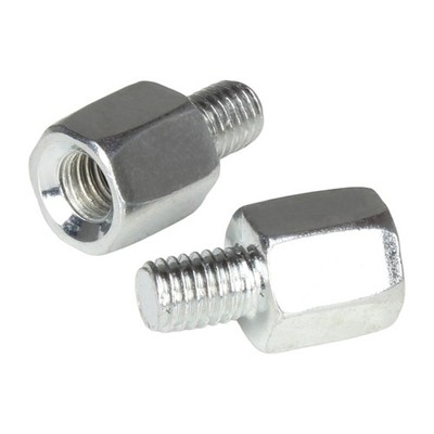 2x Motorrad Roller Spiegel Adapter von M8 Rechtsgewinde auf M8 Linksgewinde