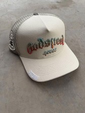 Godspeed  Forever  Gradient Trucker Hat   Bone