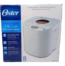 Oster Expressbake Bread Maker Machine 2 LB Programmable CKSTBRTW20 | Open Box