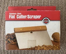 NORPRO Stainless Steel Dough Cutter and Scraper - Versatile Kitchen Utensil ...