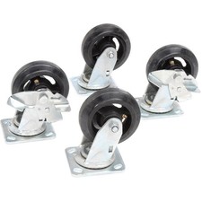 Caster Kit - 4 Swivel 2 With Brakes  5" X 1 1/2"