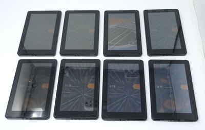 Lot of 8 Working Amazon Kindle Fire 7'' 8GB 1st Gen Android Tablets D01400