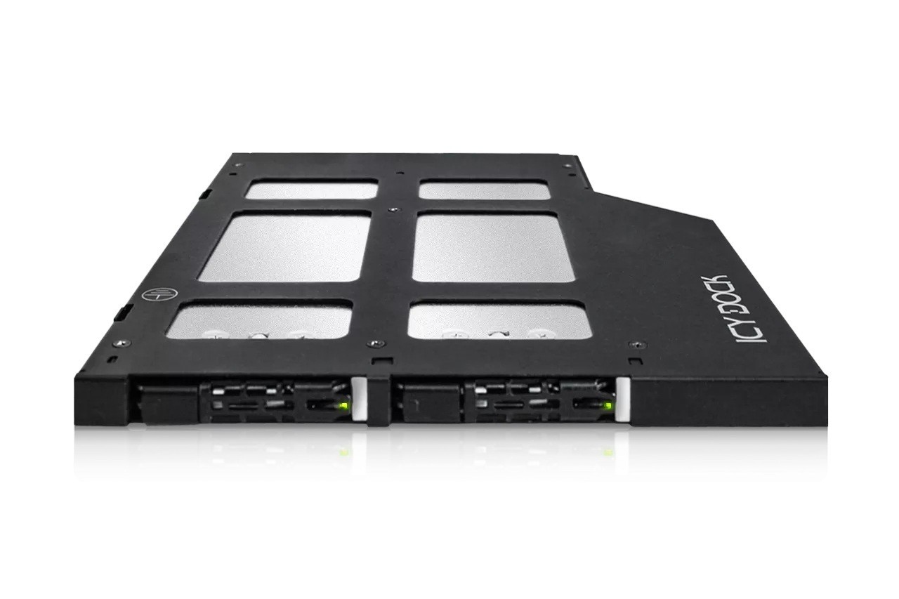 ICY DOCK MB852M2PO-B 2 Bay M.2 NVMe SSD PCIe 4.0 Mobile Rack Enclosure
