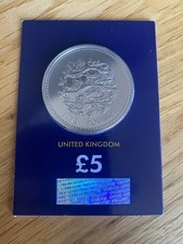 2023 Pride of England Lionesses Charles III UK &pound;5 In Change Checker Sleeve Bunc