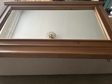 Solid Oak Wood Framed Mirror Large
