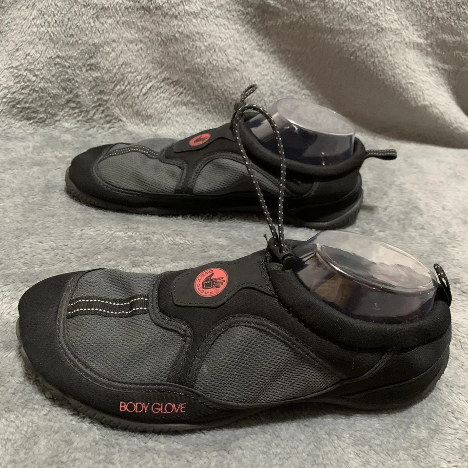 Body Glove Shoes Mens Size 7 Black Gray Water Aqua Surf Swim Beach Quick Dry - Image 2 of 4