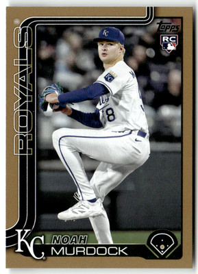 2025 Topps Update Series MLB No. US134 Noah Murdock Rookie Bronze 1620/2025