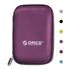 ORICO Hard Drive Case 2.5 inch External Storage Carrying Bag Purple