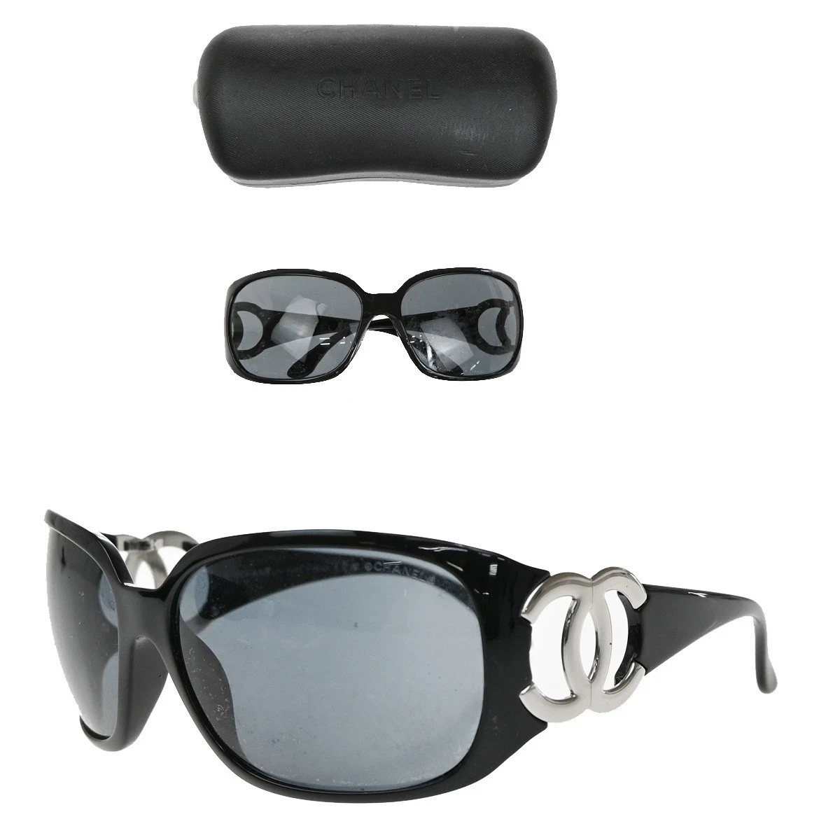 CHANEL Black Frame Sunglasses for Women for sale | eBay