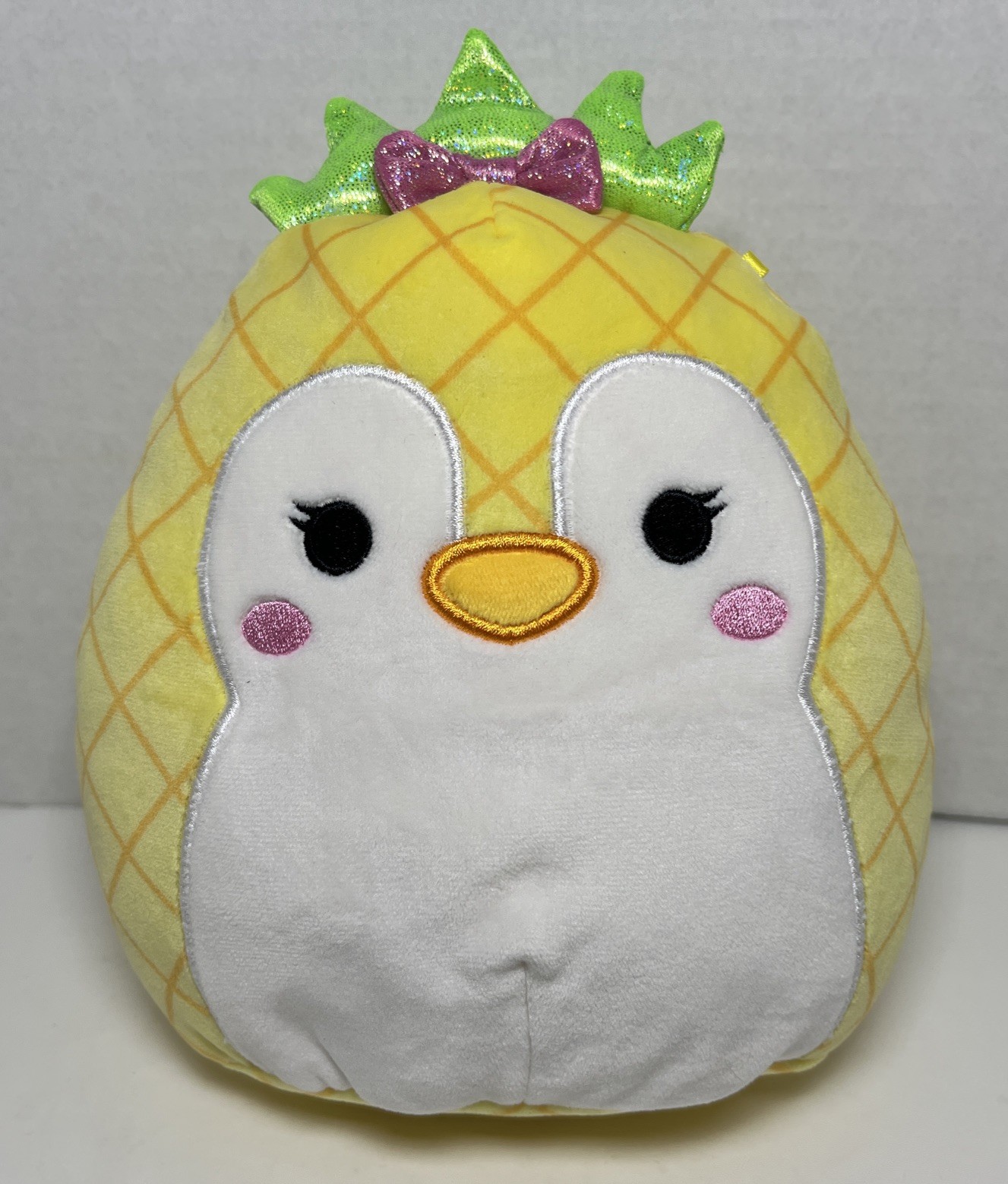 Squishmallows Piper The Pineapple Penguin 7.5” Fruit Costume Squad Plush Toy
