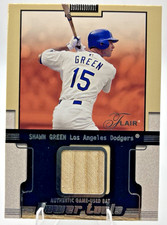 Shawn Green 2002 Fleer Flair Power Tools Game Used Bat Relic Dodgers