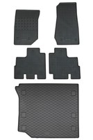 Gummi FußMatten Kofferraumwanne FüR Jeep Wrangler 3 Jk 2007-2018 Set Gummimatten