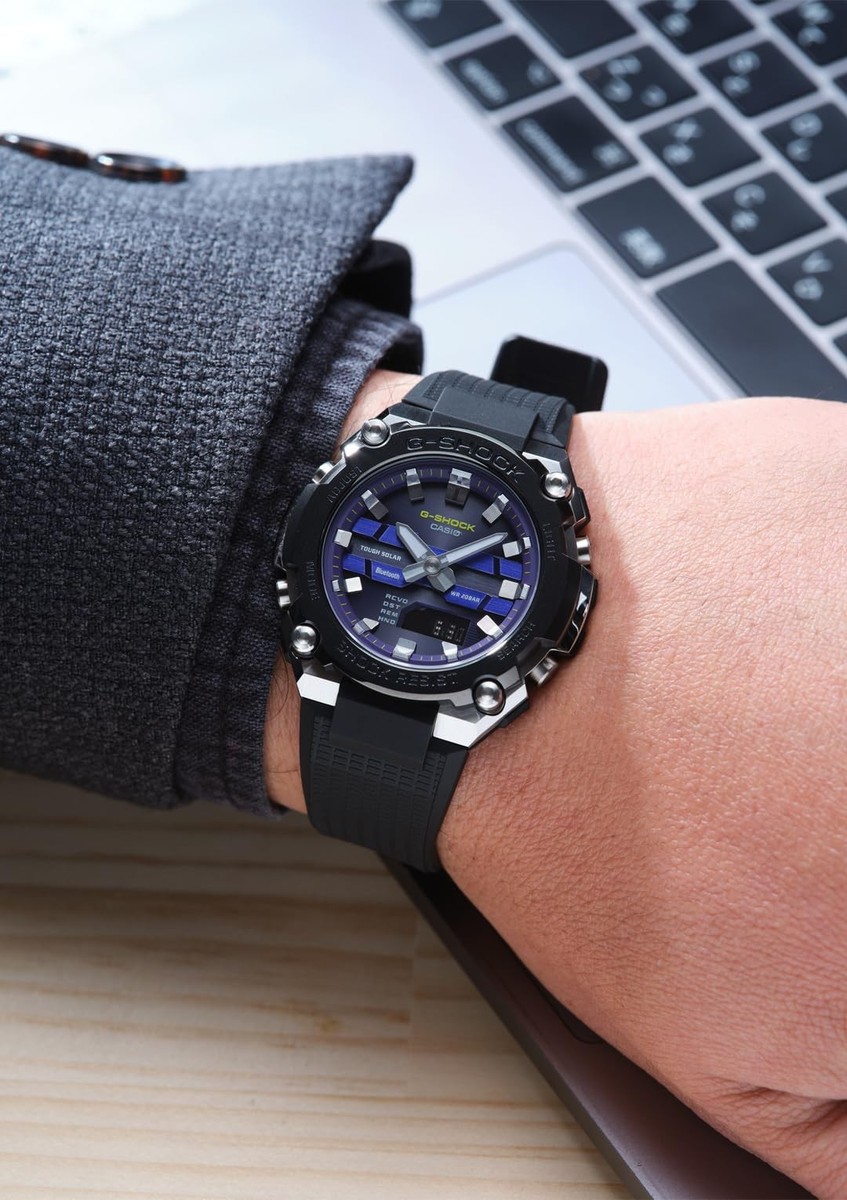 Unused CASIO G-SHOCK G-STEEL GST-B600A-1A6JF Purple Men's