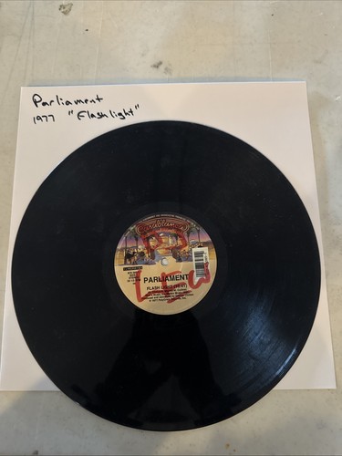 Parliament–Flash Light/P-Funk (Wants To Get Funked Up) 12" US 1989 reissue VG+