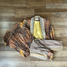 VTG Componix Petites 3-PC Set Women's 12 Rayon Jacket Shirt Pants USA Made #6D3