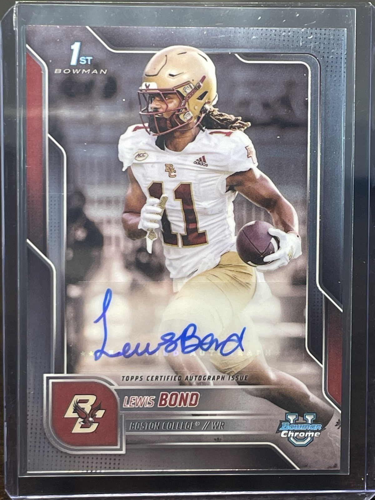 2025 Bowman U Chrome #BCA-LBO Lewis Bond Autograph 1st Bowman