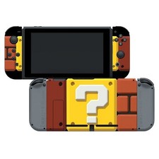 Nintendo Switch Joy-Con Skin  Screen Protector Set - Super Mario Question Block