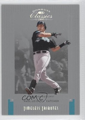 2005 Donruss Classics Silver Timeless Tributes 30/100 Paul Lo Duca #185 0a1