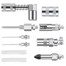 Grease Gun-Accessory 1 Set Coupler Adapter Tool 90 Degree Grease Nozzle Adapter