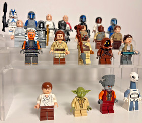 LEGO Star Wars Minifigures Lot x22 &ndash; Ahsoka, Rey, Yoda, Mandalorians