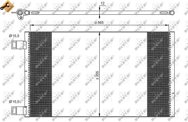 NRF 35902 Condenser, air conditioning for ,MERCEDES-BENZ,RENAULT - Image 21