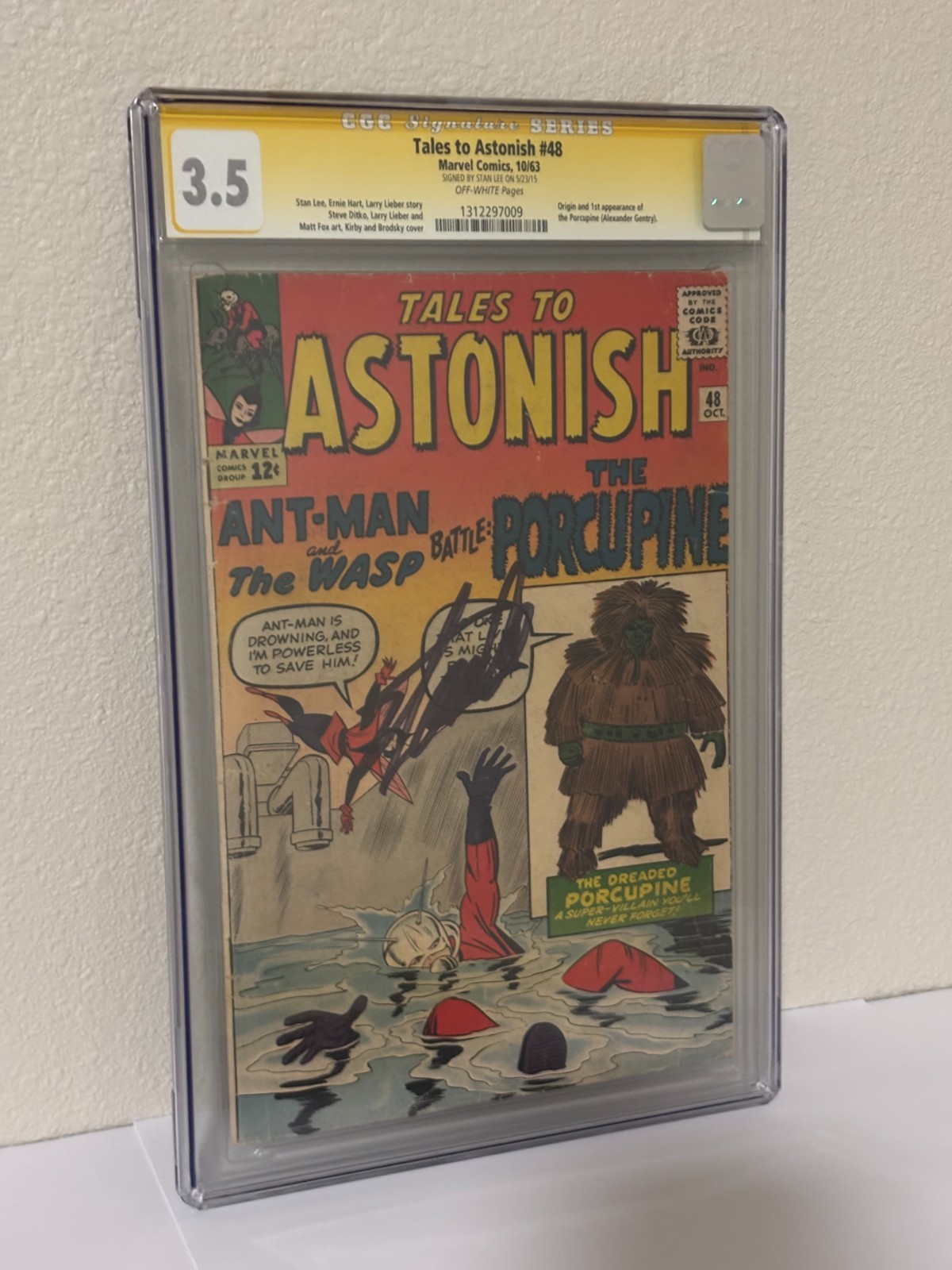 Tales To Astonish #48 CGC 3.5 SS Signed Stan Lee (1 of only 12 Signed Issues) thumbnail 2